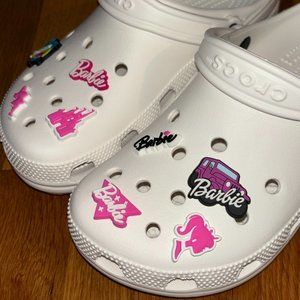 Crocs Charm Barbie 8 piece set